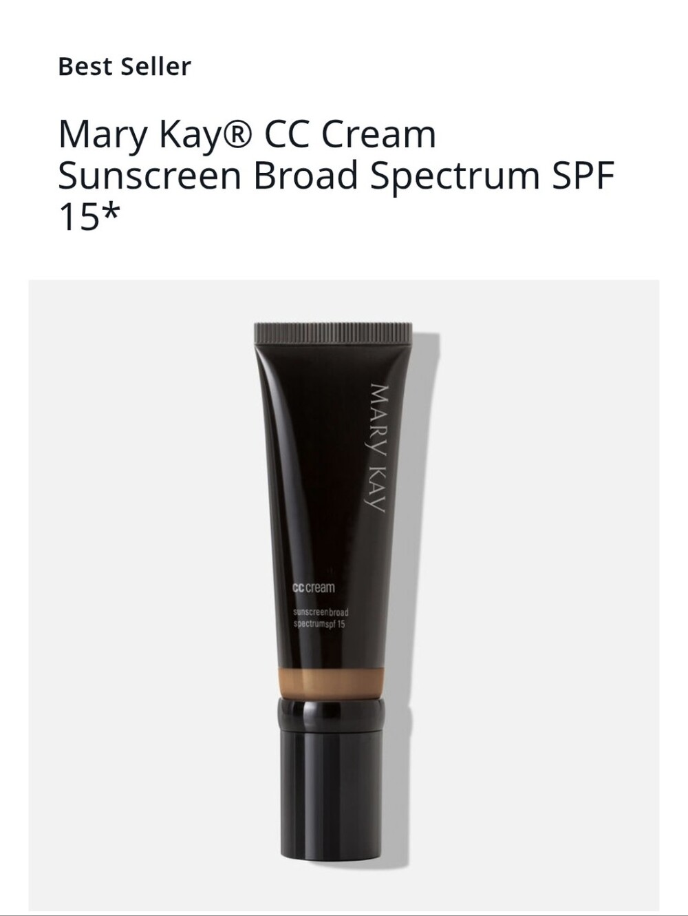 Mary Kay 🖤 Very Deep CC Cream SPF 15 –